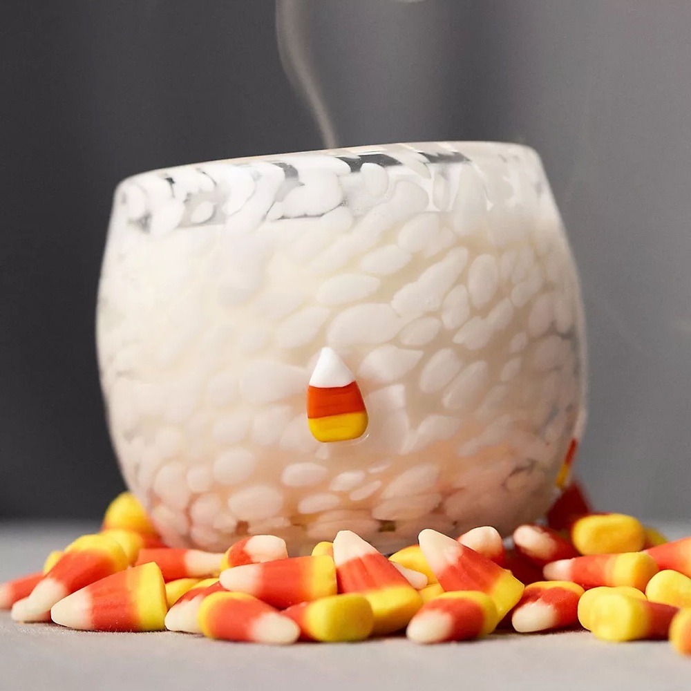 New Anthropologie Mystic Confetti Candy Corn Icon Candle